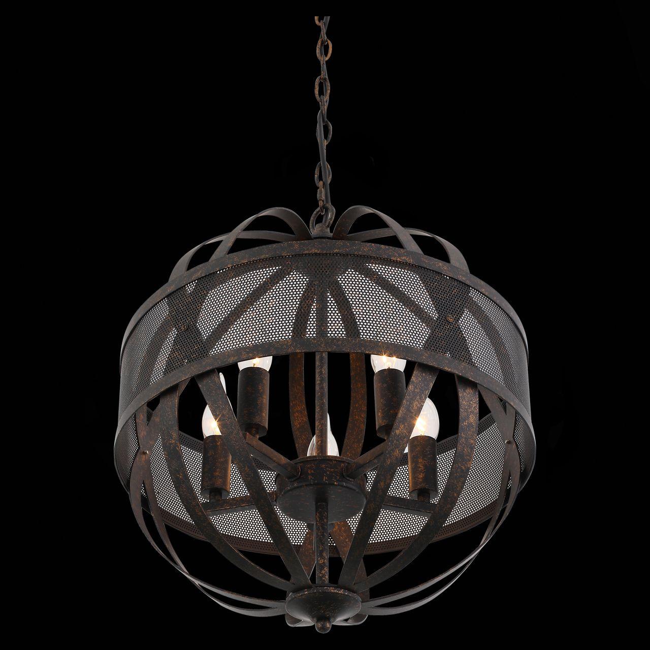 Подвесная люстра ST Luce Legato SL380.403.05 ST LUCE ДИЗАЙНЕРСКИЕ, LEGATO, ШАР 187608 Бронза  - Вид №1