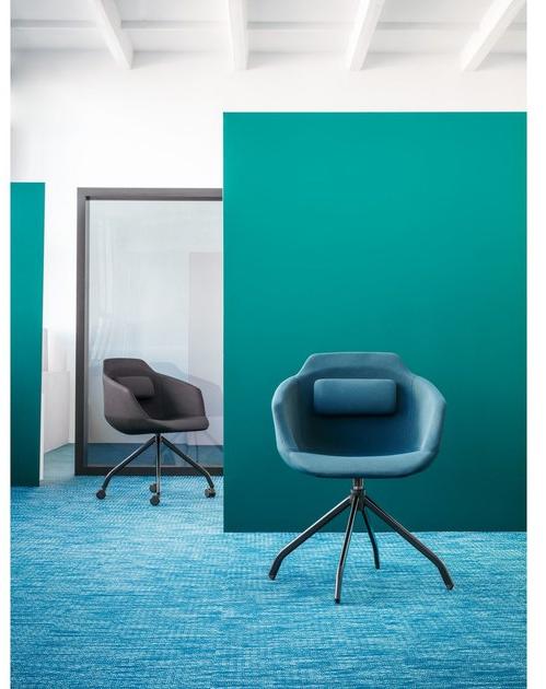 MDD Стул на козелке из ткани с подлокотниками Ultra Ufp7 - Вид №7