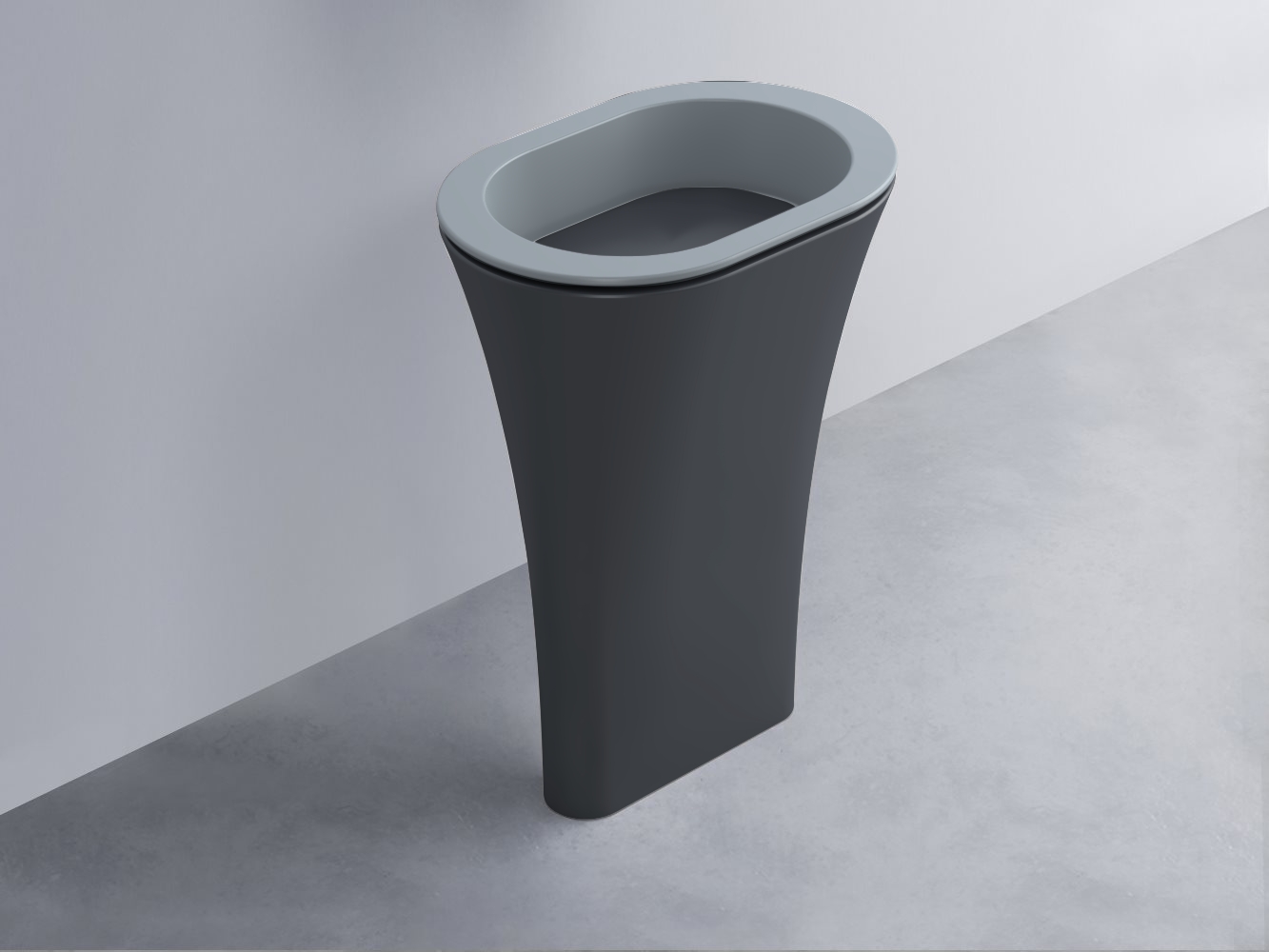 AMLA65-BR+AMPILO-BA+AMCOLO-BA Раковина Amedeo Ovale отдельностоящая cielo Enjoy + Amedeo Ceramica Cielo