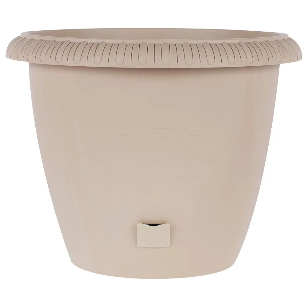 ТЕК.А.ТЕК Горшок золотистый для крупных растений с дренажом 11953384 Жардин STLM-0001646