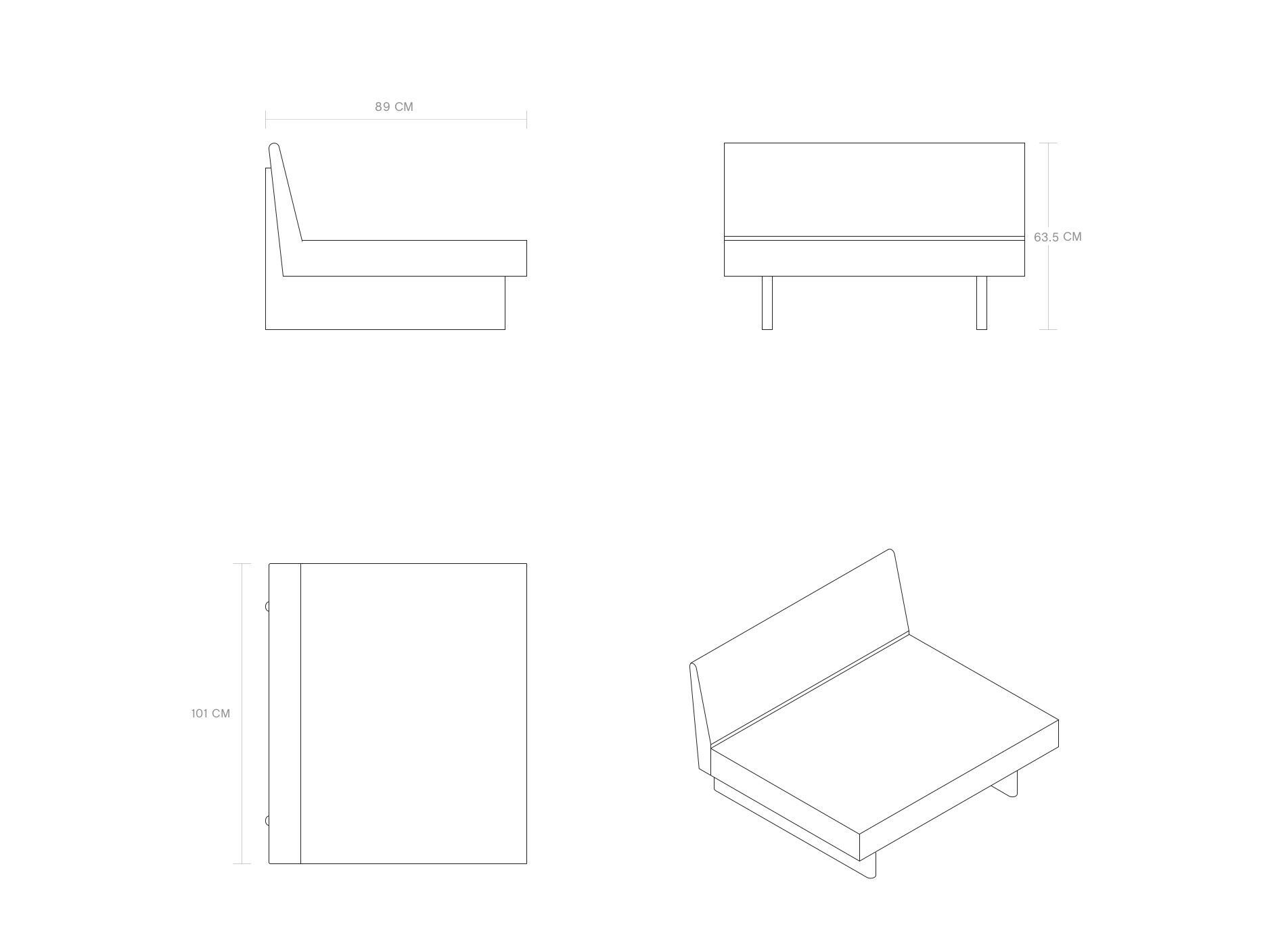 Модульный тканевый диван Phantom Hands X + L ARCH-00025912 - Вид №8
