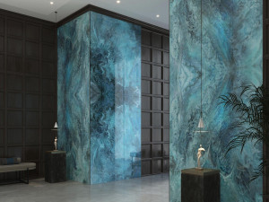 Декоративная панель из алюминия, стекла или ПММА