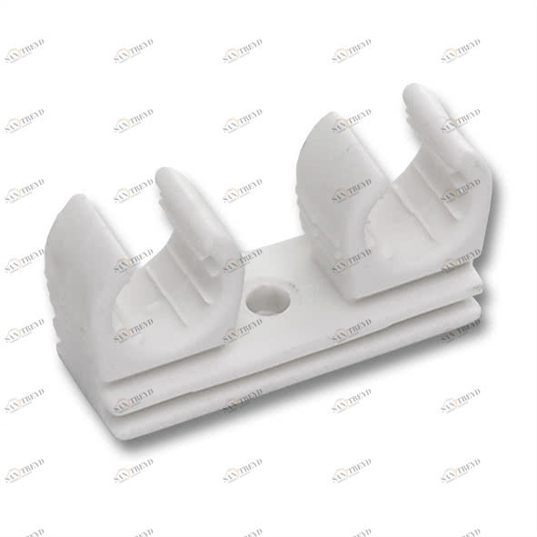 79829810 SANHA 9829C клипса для медных труб двойная 8-10 мм 