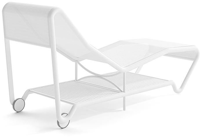 Atmosphera Садовая кушетка из алюминия на колесиках Wind Wi.lt - Вид №3
