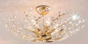 Потолочная люстра Citilux Ривьера CL311271 CITILUX ДИЗАЙНЕРСКИЕ, РИВЬЕРА 182438 Золотой