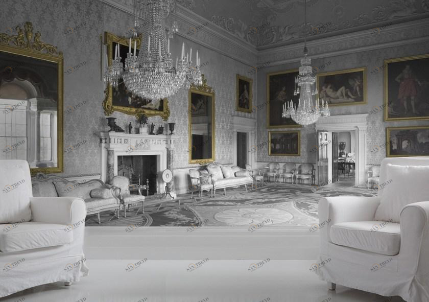 Mineheart Дамаск виниловые обои sun-id-1474395