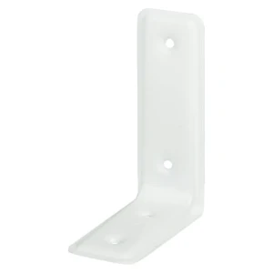 Уголок мебельный усиленный 115х80х40 мм цвет белый 4 шт.