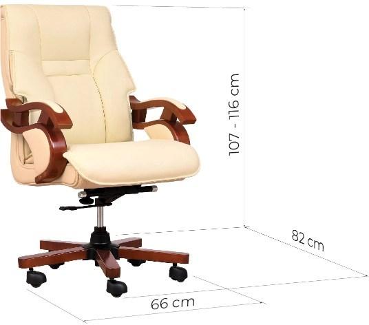 Arrediorg.it® Поворотное кожаное кресло для руководителя с регулируемой высотой sun-id-1369993 - Вид №3