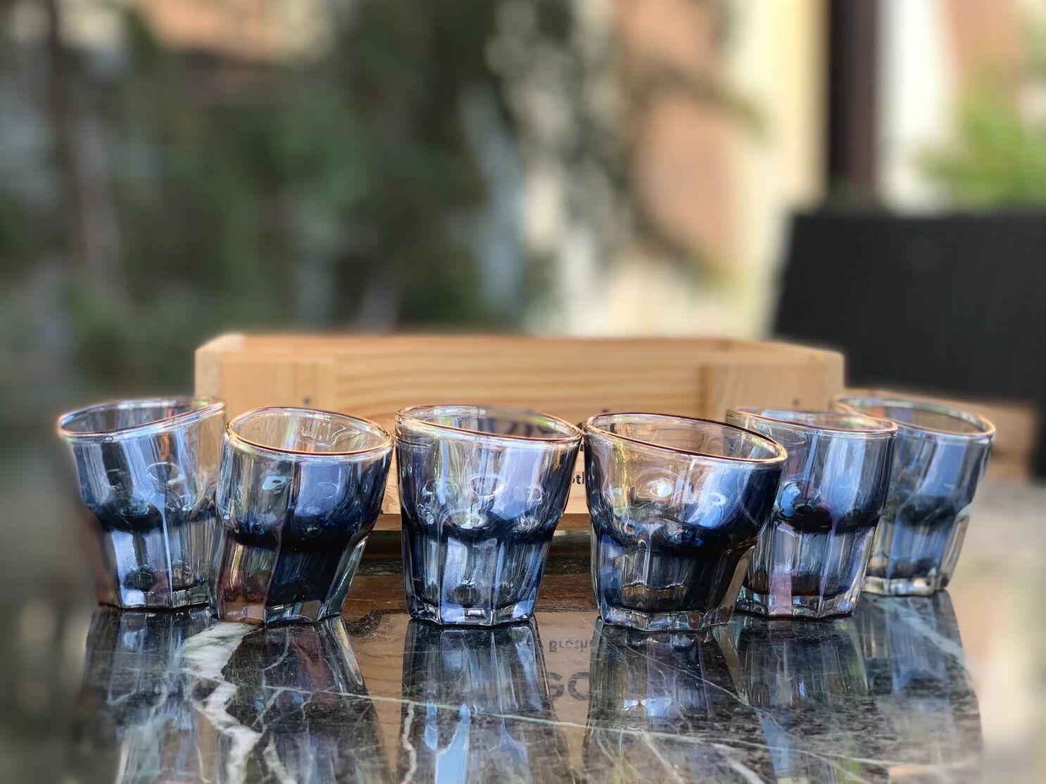 Набор стеклянных стаканов для ликера PlusObject HOLOGRAPHIC ARCH-00100945