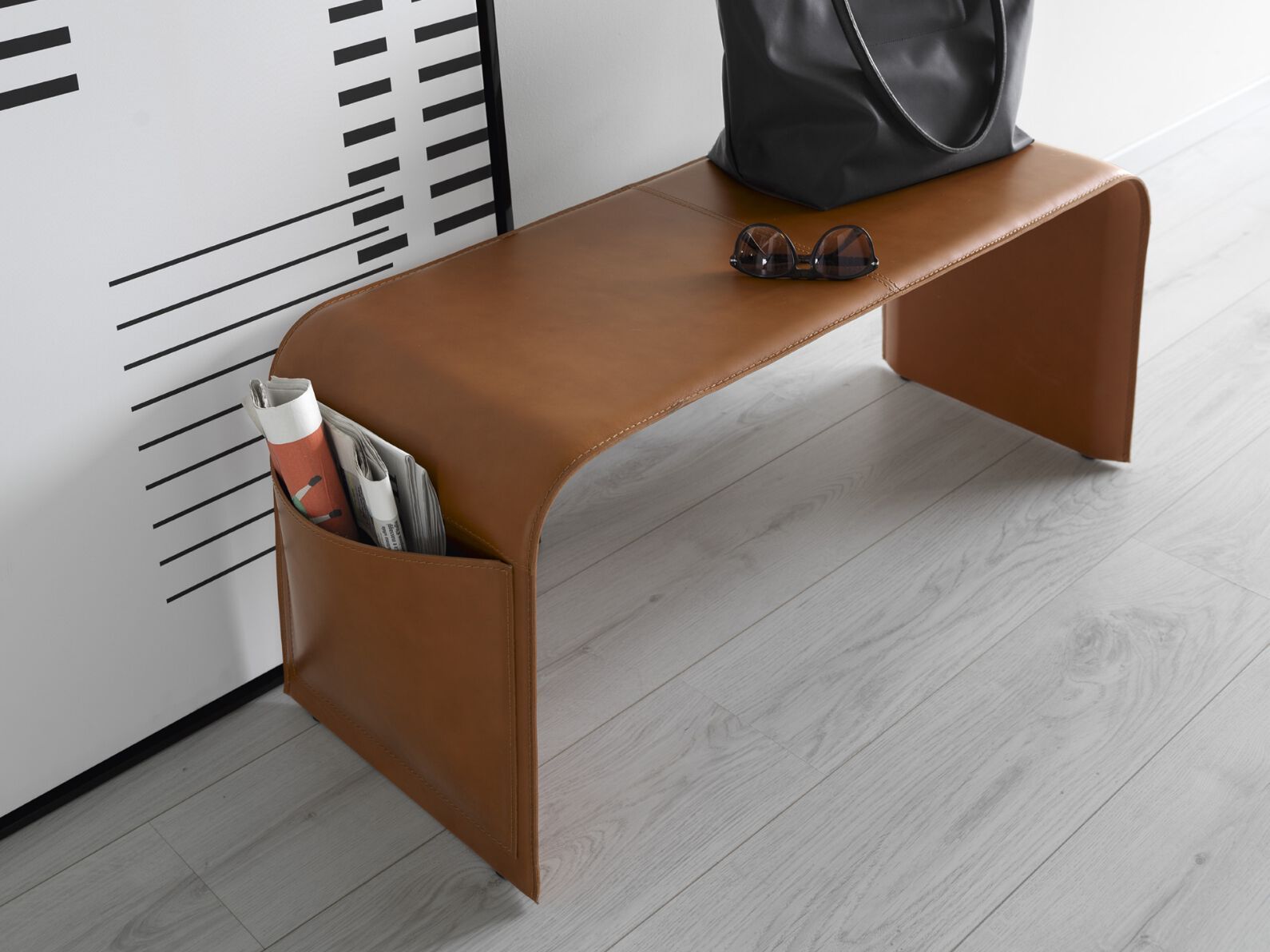 Кожаная скамья Calligaris SHAPE ARCH-00010849