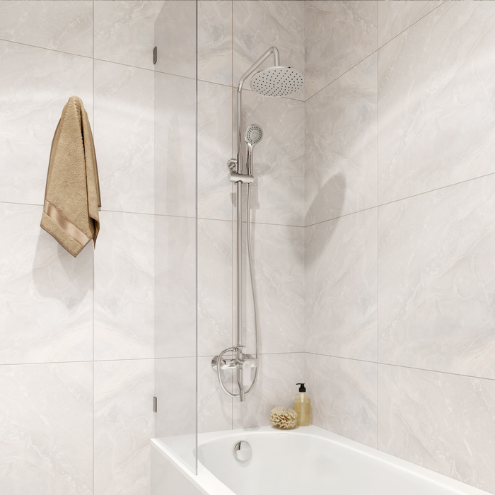 HELSB1FM06 Смеситель с вер*ним душем Milardo Helic  - Вид №1