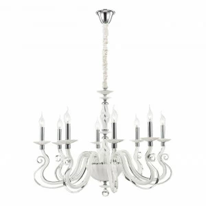 Подвесная люстра Divinare Milano 8825/03 LM-8 DIVINARE ДИЗАЙНЕРСКИЕ, MILANO 108111 Белый