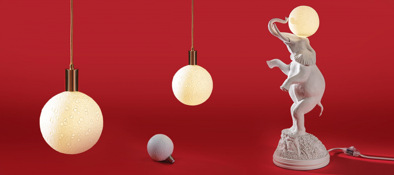 Настольная лампа Elephant от Seletti 14878 SELETTI ЖИВОТНЫЕ, СЛОН 244945 Белый  - Вид №8