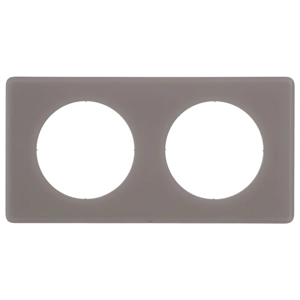 Рамка для розеток и выключателей Legrand Celiane 2 поста, цвет перкаль грэй STLM-2052059