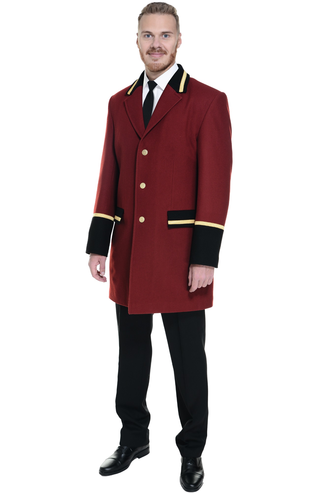 67719 Жакет удлиненный  Швейцар bordeaux (бордо) El-Risto  Бренд "El-Risto" (Эль Ристо), каталог товаров размер 46/176  - Вид №4