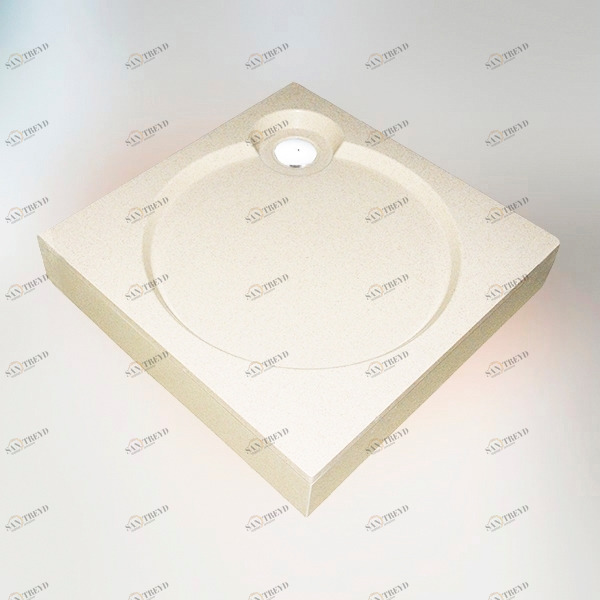 Душевой поддон 90X90X16 СМ Q-БЕЖЕВЫЙ GUTEWETTER Shower trays 90X90X16СМQБЕЖЕВЫЙ