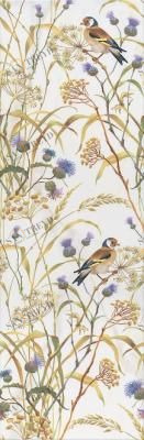 Астория Птицы белый обрезной 25х75 Kerama Marazzi sun-id-321803