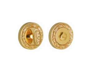 0WC065.6MM.12 Кнопка приватности с аварийной разблокировкой 6 мм Золото 24К с черной патиной