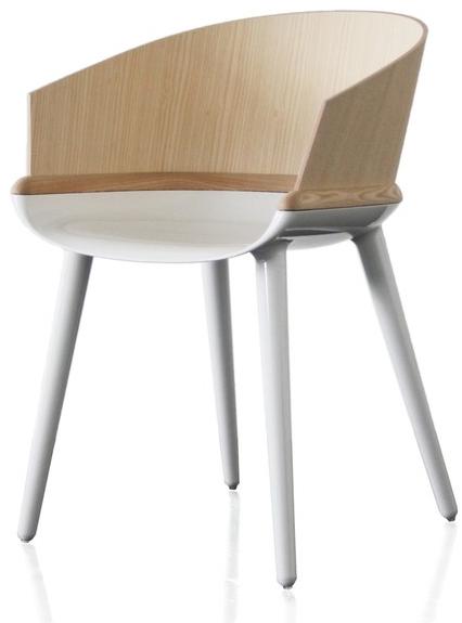 Magis Стул из фанеры с подлокотниками Cyborg sun-id-1363278 - Вид №1