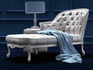 CorteZari Мягкая кушетка из ткани Elegance