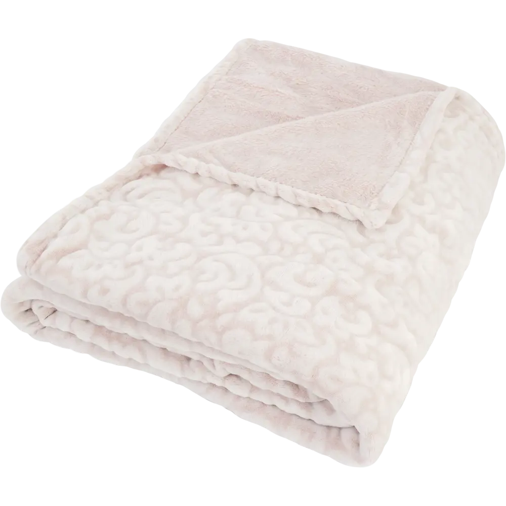 Плед "Adora" 200x200 см фланель цвет розовый Santreyd нет STLM-2189259 - Вид №2