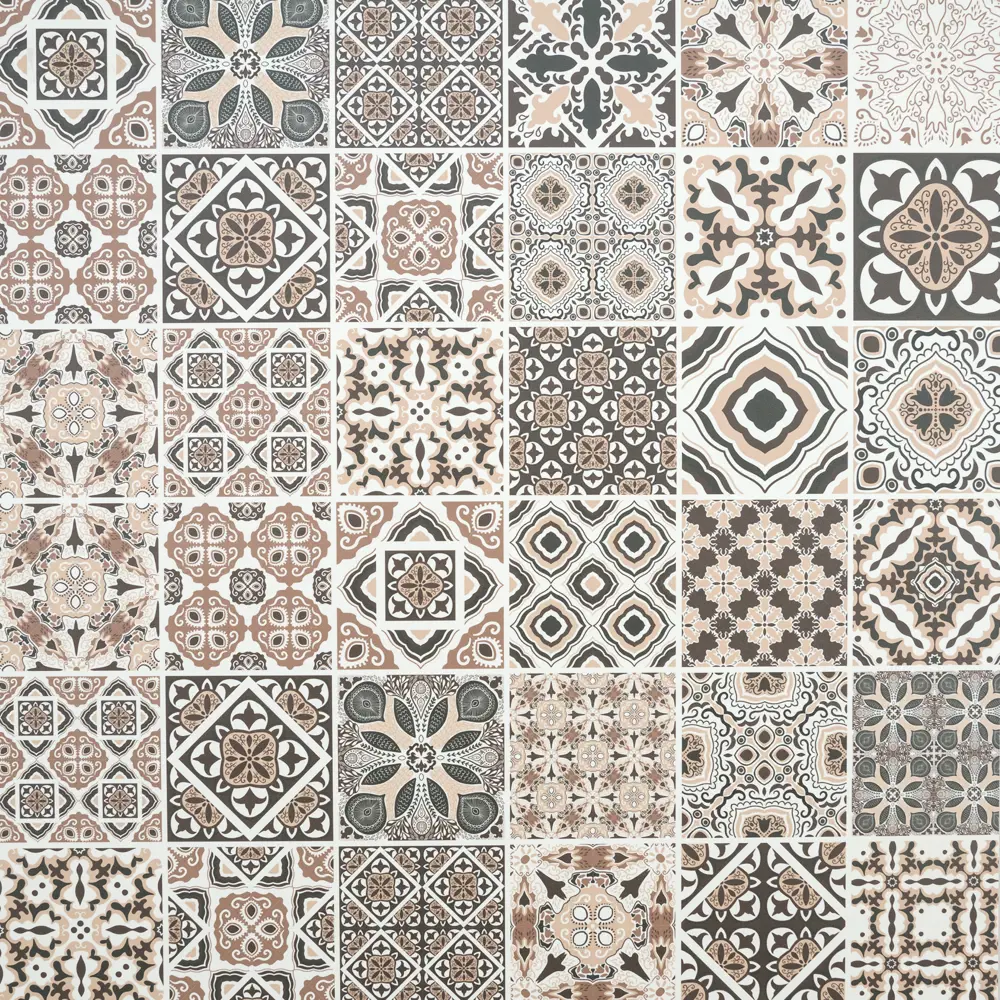 ТРОЯ Стеновая панель Пэчворк с геометрическим узором 240×60 см 82520245 STLM-0029012