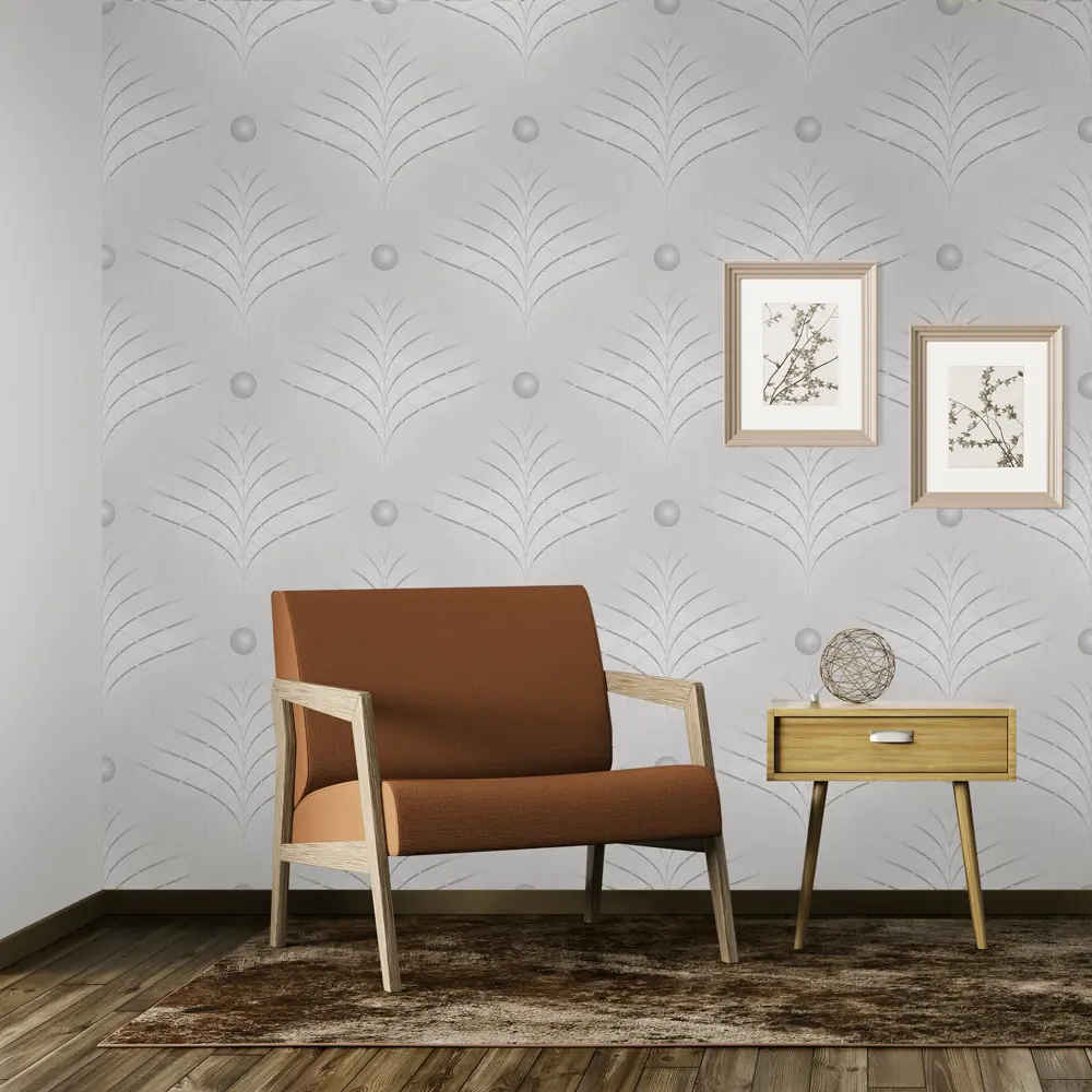 Обои флизелиновые Marburg Galaxy серые 1.06 м 97717 STLM-2035228 - Вид №3