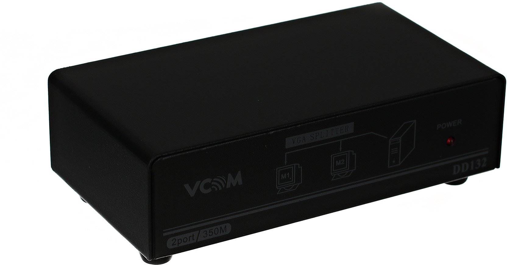 VDS8015 Разветвитель vga 1->2-port (vga15m+2vga15f)+б.п. <> VCOM Santreyd 