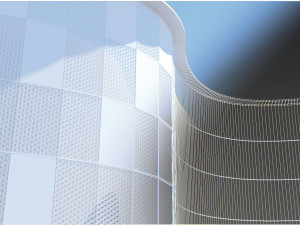 Solid Surface material for façades