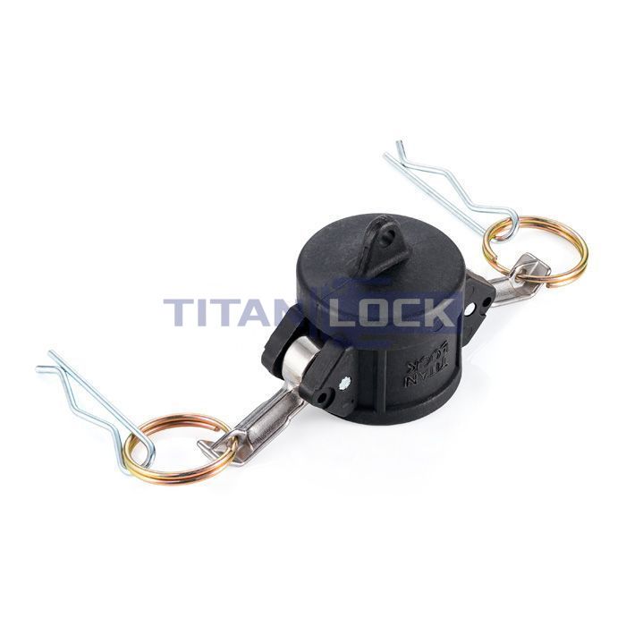 Камлок полипропиленовый тип DC, заглушка для ниппеля 1 1/2", TL150DCPP TITAN LOCK  - Вид №2