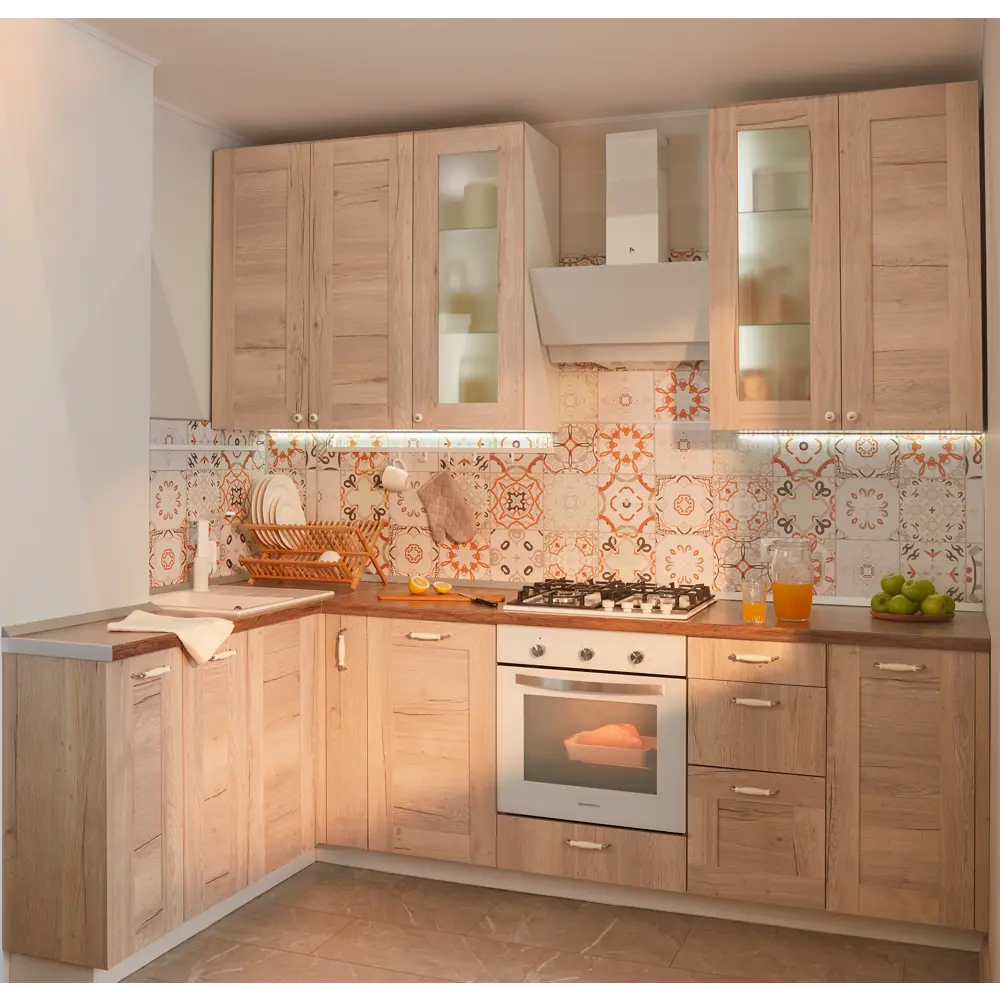 Фасад кухонный DELINIA ID Касли 39.7×38.1 см из ЛДСП светлое дерево 86880993 STLM-0885810 - Вид №8