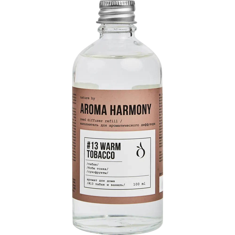 Наполнитель для диффузора Aroma Harmony Теплый табак 100 мл 89342126 STLM-2192967 