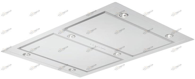 Silverline Потолочная вытяжка из нержавеющей стали и стекла sun-id-1451391