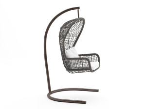 Подвесное сиденье из веревки и стали