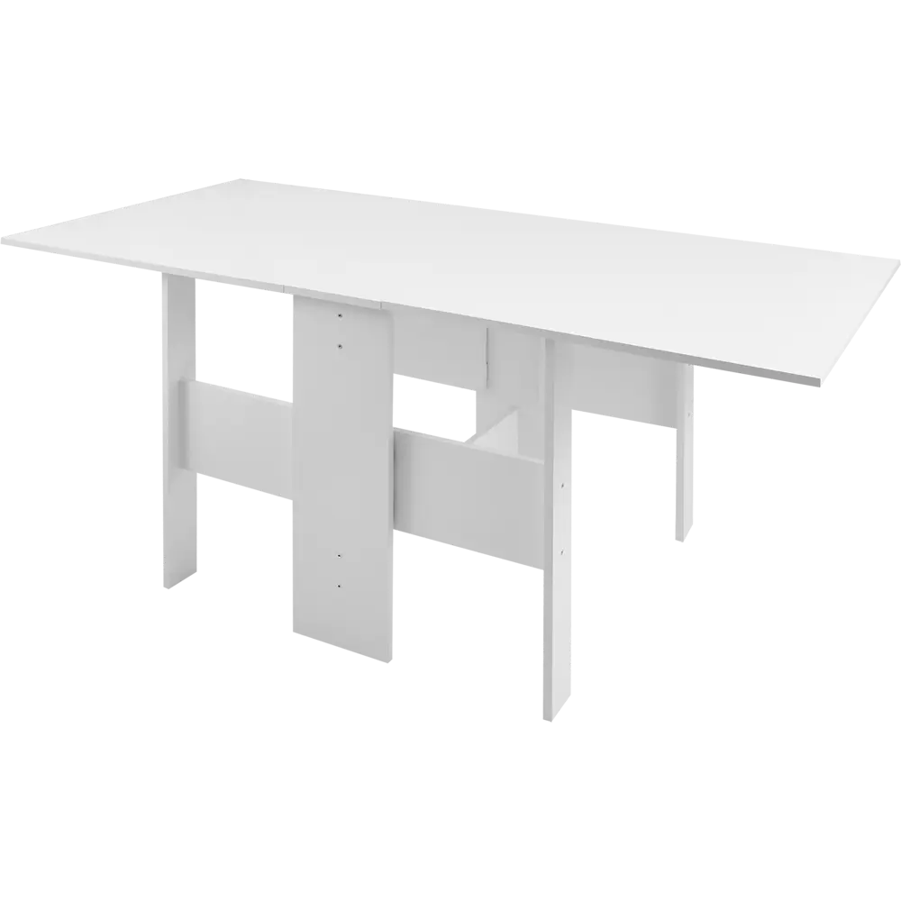 Стол-книжка раскладной 23.2-158x80x75 см прямоугольный ДСП цвет белый Santreyd STLM-2070252