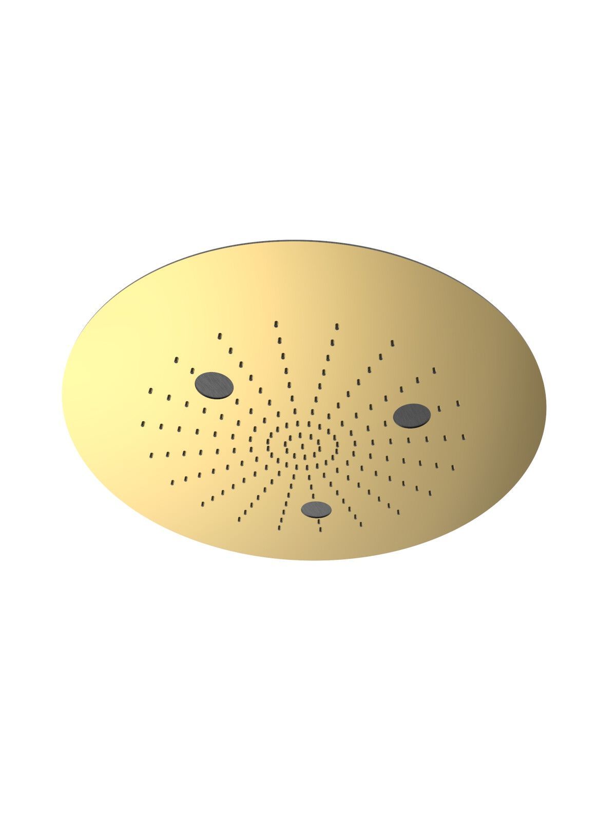 Нержавеющая сталь круглый встраиваемый душ с хромотерапией Rubinetterie Frattini ARCH-00069391 - Вид №1