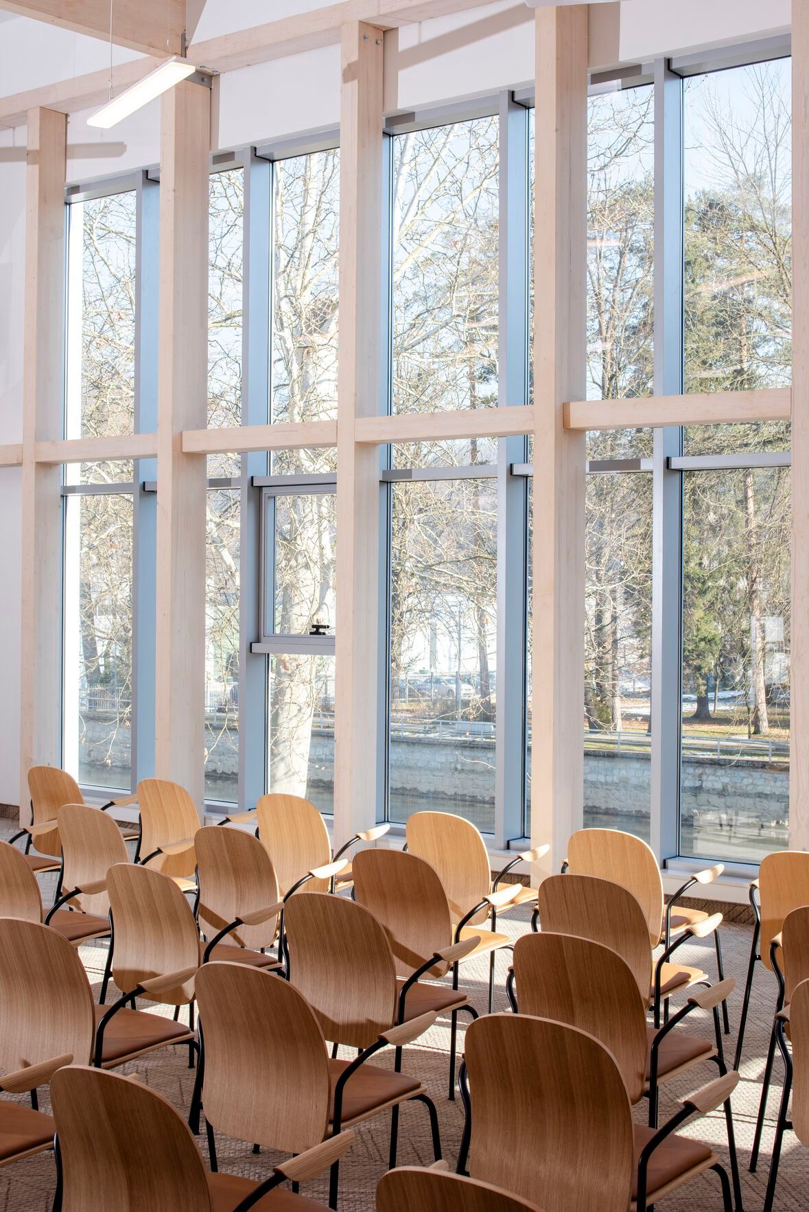 Штабелируемый стул из грецкого ореха с подлокотниками Gazzda Book ARCH-00126870 - Вид №14