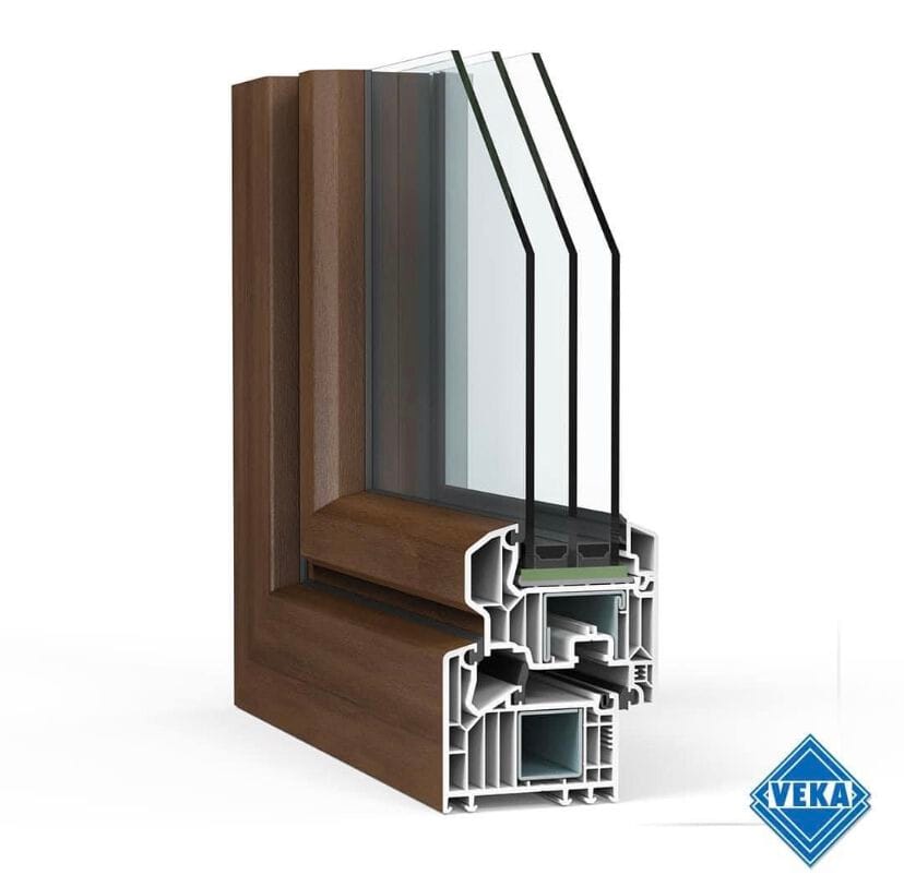ПВХ створки окна Veka SOFTLINE 82 ARCH-00149520 - Вид №1