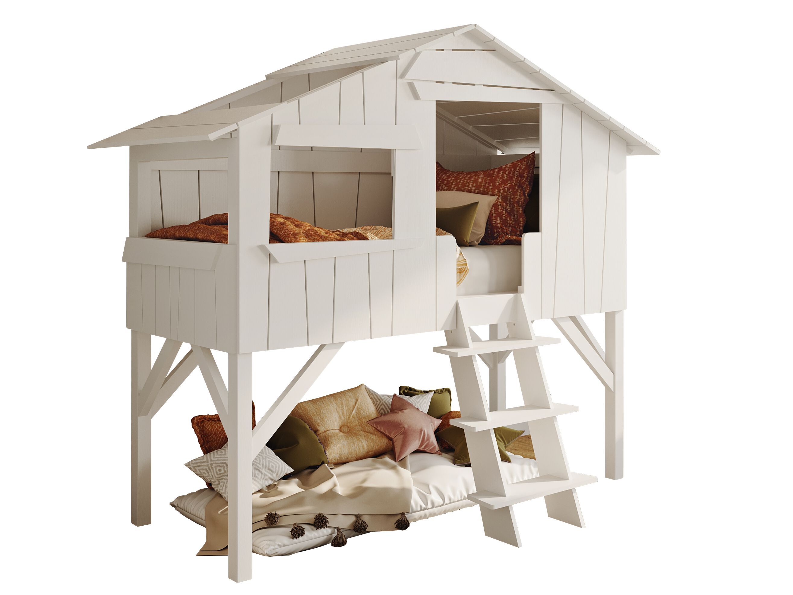 Односпальная кровать из МДФ Mathy by Bols КРОВАТИ И ГОРКИ ДЛЯ ДОМИКОВ НА ДЕРЕВЕ ARCH-00136891