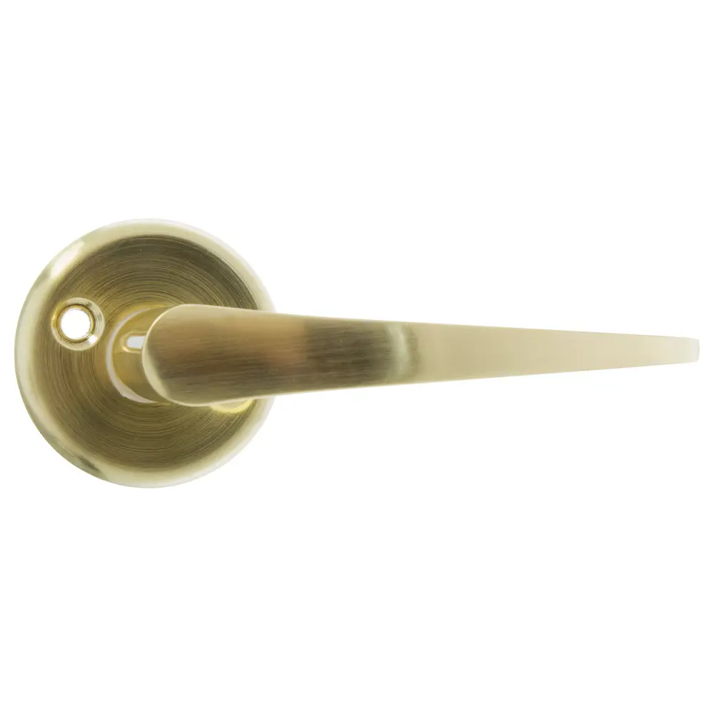 Ручки дверные на розетке Palladium 019 (5/60), алюминий, цвет матовое золото STLM-2172604