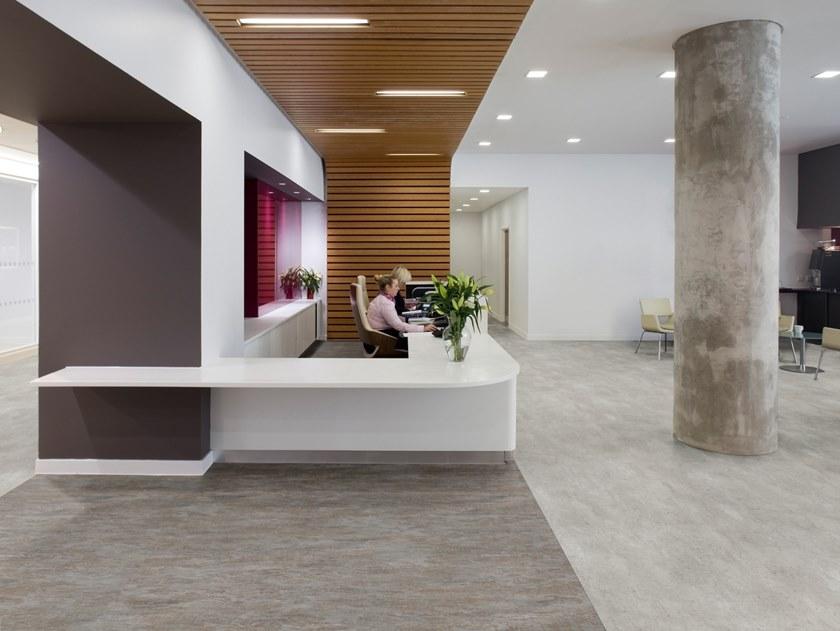 LIUNI Антистатический пол из синтетического материала с эффектом бетона Pavimenti vinilici calandrati sun-id-1439841 - Вид №1