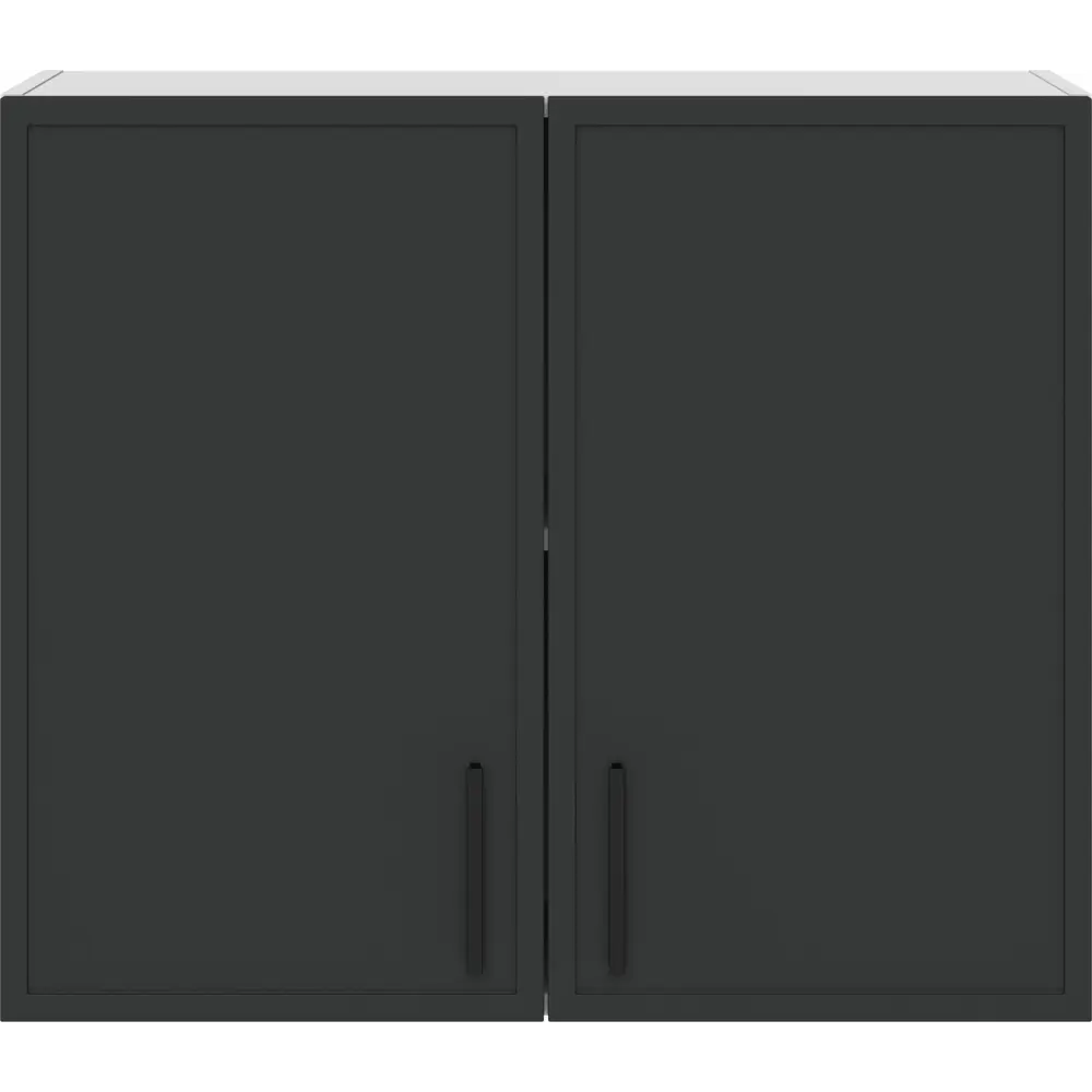 Кухонный шкаф навесной Неро 80x67.6x29 см МДФ цвет графит DELINIA STLM-2138877 - Вид №3