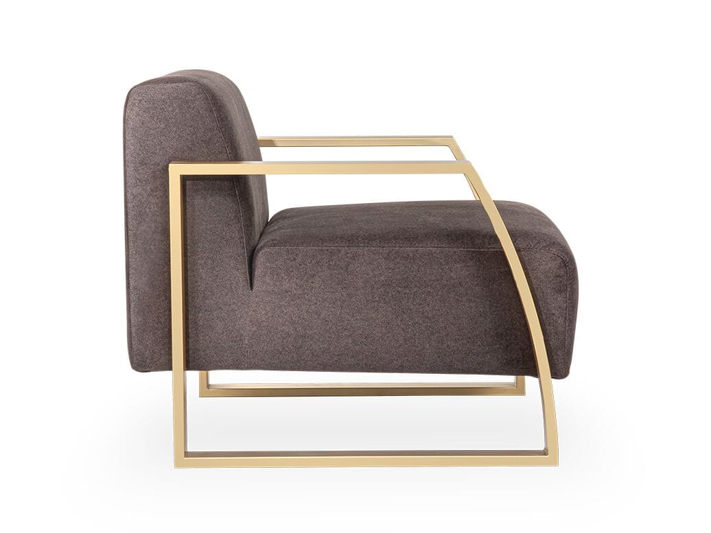 Тканевое кресло с подлокотниками NDESIGN Chocolate ARCH-00118155 - Вид №2