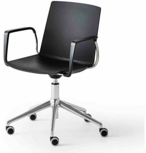 GABER Регулируемое по высоте офисное кресло из технополимера с колесами Jubel