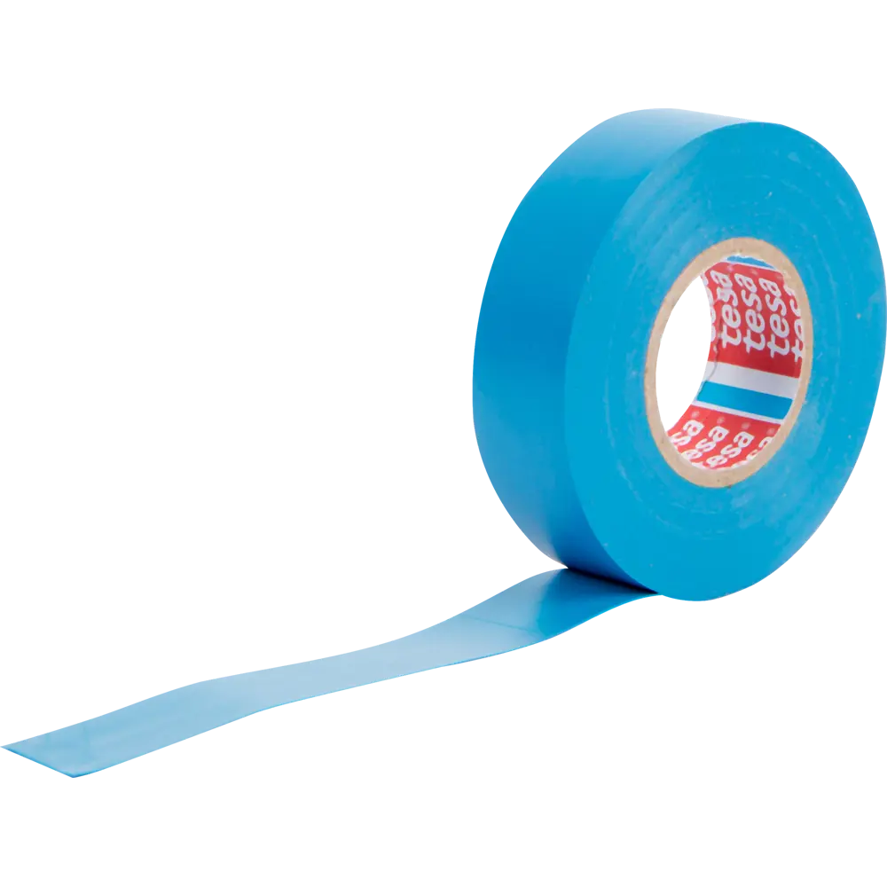 Изолента Tesa 19 мм 20 м ПВХ цвет синий 82165005 STLM-2096052 