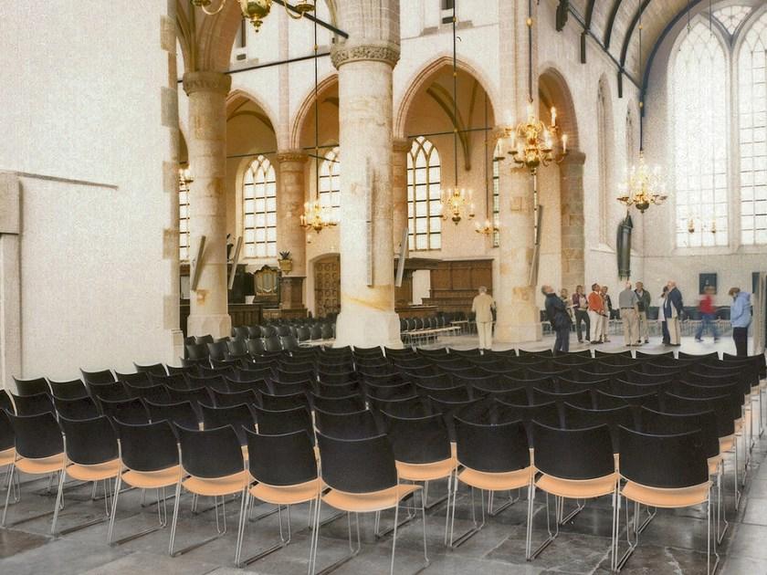 Casala Стул для конференций, штабелируемый салазками Curvy 3289-00 - Вид №2