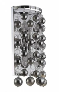 Бра Crystal Lux Mallorca AP2 Chrome/Smoke CRYSTAL LUX КАПЛЯ 077452 Прозрачный;серый
