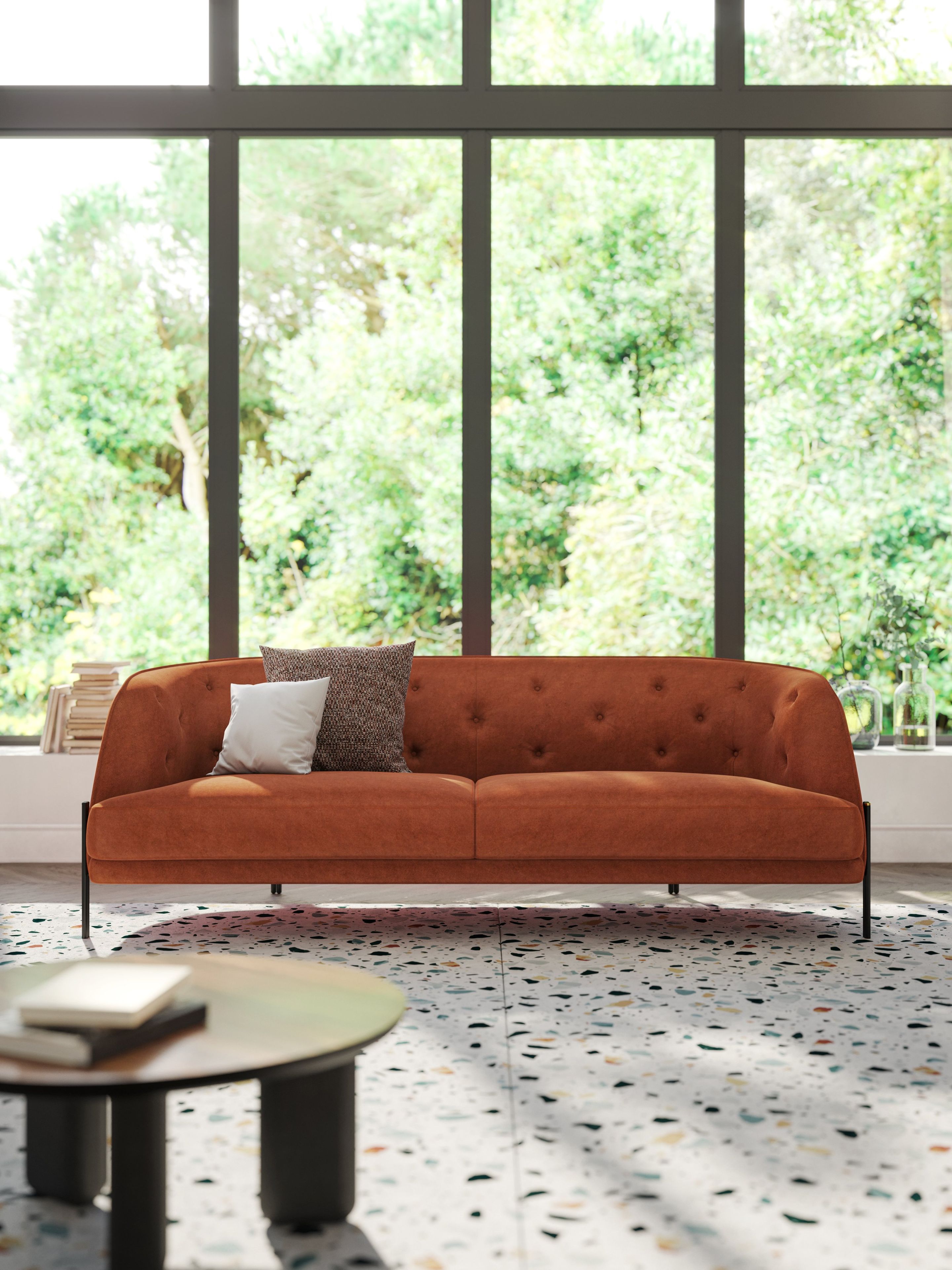 3-местный капитонный диван Liu Jo Living Collection CAILLOU ARCH-00047165 - Вид №9