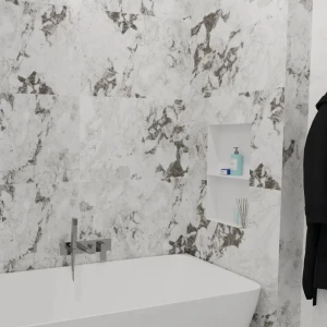 Глазурованный керамогранит Аксима Мейдстоун 60x120 см 1.44 м² матовый цвет светло-серый