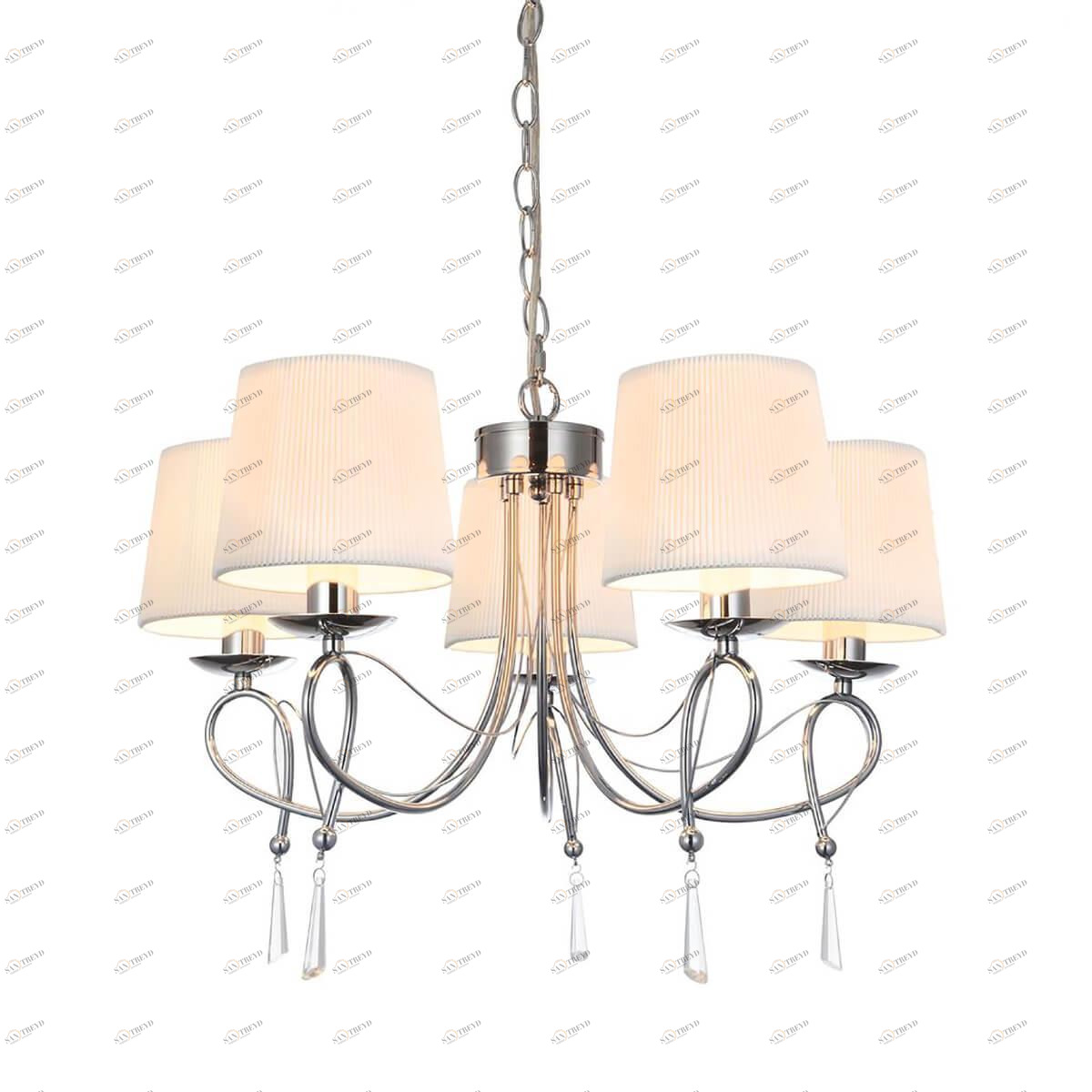 Подвесная люстра Omnilux OML-61503-05 OMNILUX ДИЗАЙНЕРСКИЕ 185642 Белый 